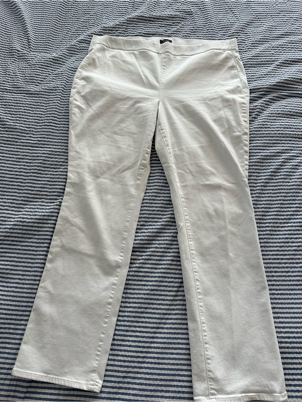 NYDJ White Flare Jeans